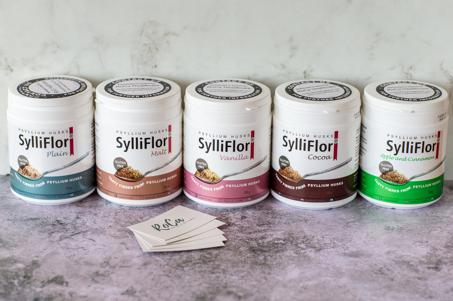 SylliFlor | Psyllium Husks - Multiple Flavours - RoCa Healthcare | Gut Health & Gut Immunity