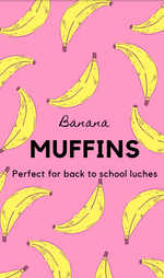 Back to School Banana Muffins