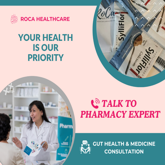 Talk to Pharmacy Expert - Gut Health and Medicines Consultation - RoCa Healthcare