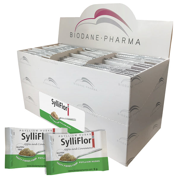 SylliFlor Psyllium Husks - Box of 30 x 6g Sachets - RoCa Healthcare