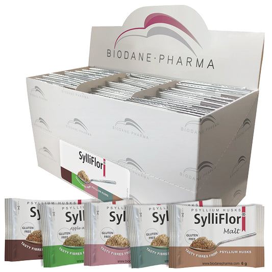 SylliFlor Psyllium Husks - Box of 30 x 6g Sachets - RoCa Healthcare